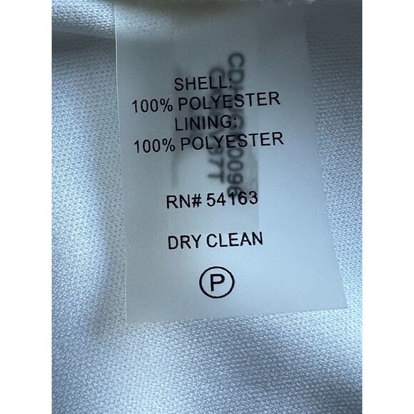 Calvin Klein Chiffon flowy Shift Dress spring, resort, vacation, coastal Size 22 - Picture 9 of 9